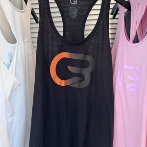 Cyclebar Charcoal Tank with Silver Logo